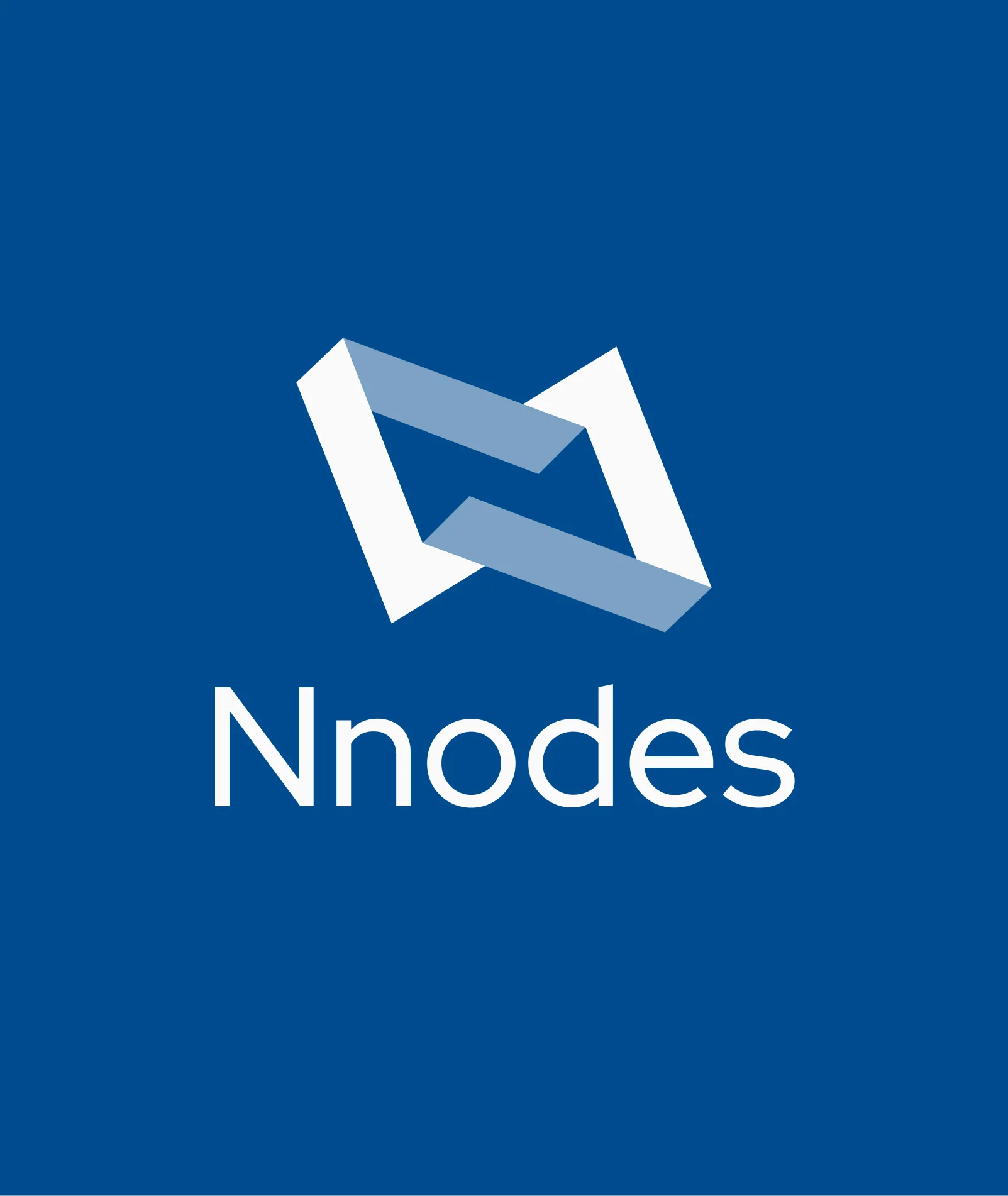 Isologotipo de Nnodes sobre fondo navy institucional.
