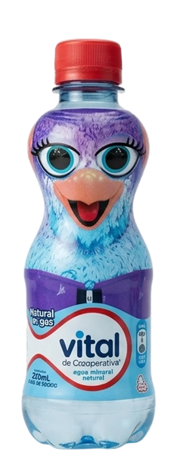 Ave de plumas lilas, uno de los 5 personajes coleccionables de Vital Kids.