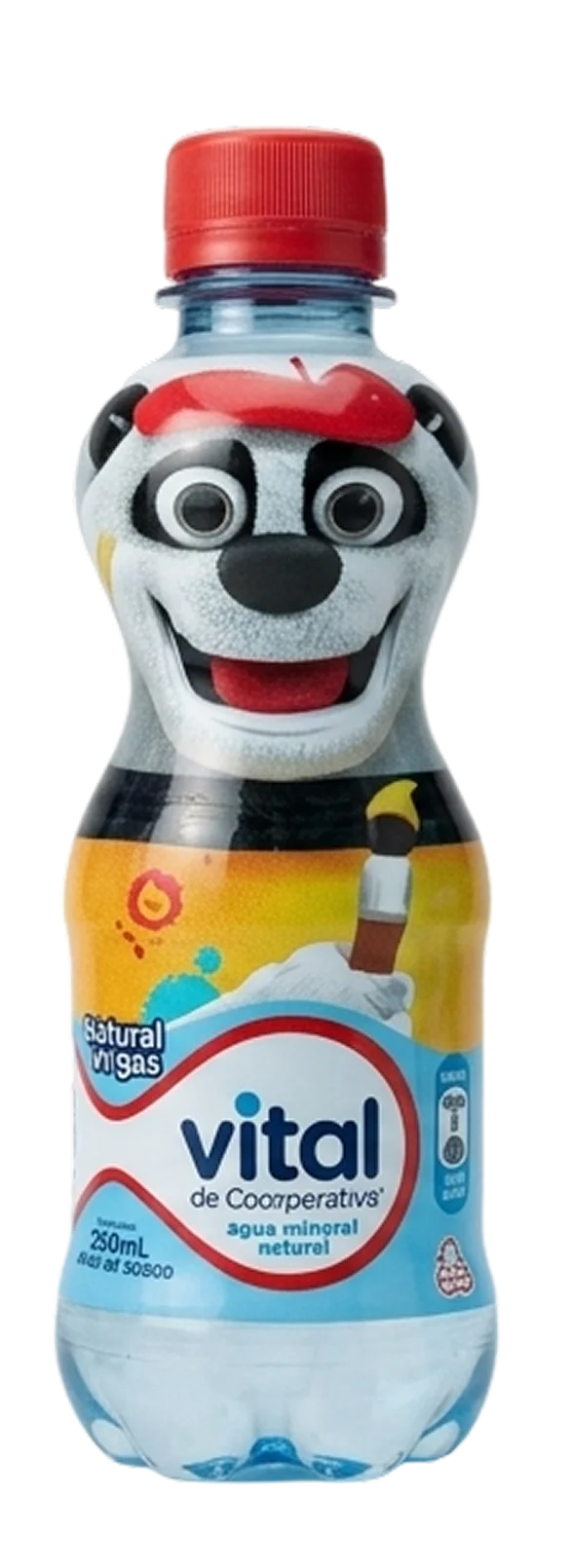 Panda pintor, uno de los 5 personajes coleccionables de Vital Kids.